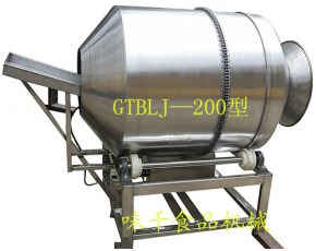 【廠家直銷】圓形滾筒式攪拌機，臥式滾筒拌料機，紅油醬菜拌料機，山東味千食品機械