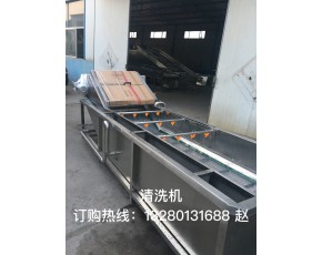 供應葉菜類蔬菜清洗機 氣泡噴淋清洗機 水循環設計 高效節能