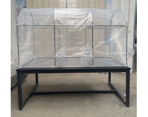 食用菌香菇菌種簡易接種房可拆卸接種不銹網骨架氣霧消毒粉一擦靈