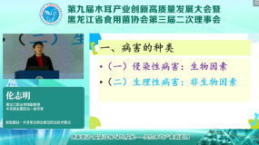 倫志明：木耳常見病蟲害及防治技術要點