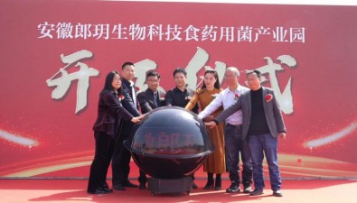 安徽滁州瑯琊區珍稀藥食用菌種植基地開工建設